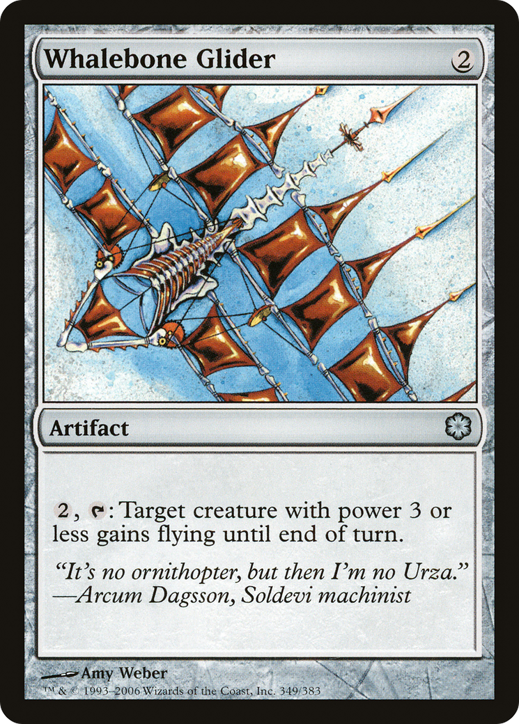 Whalebone Glider (CST-349) - Coldsnap Theme Decks - Premium MTG Single from Wizards of the Coast - Just $0.25! Shop now at Game Crave Tournament Store