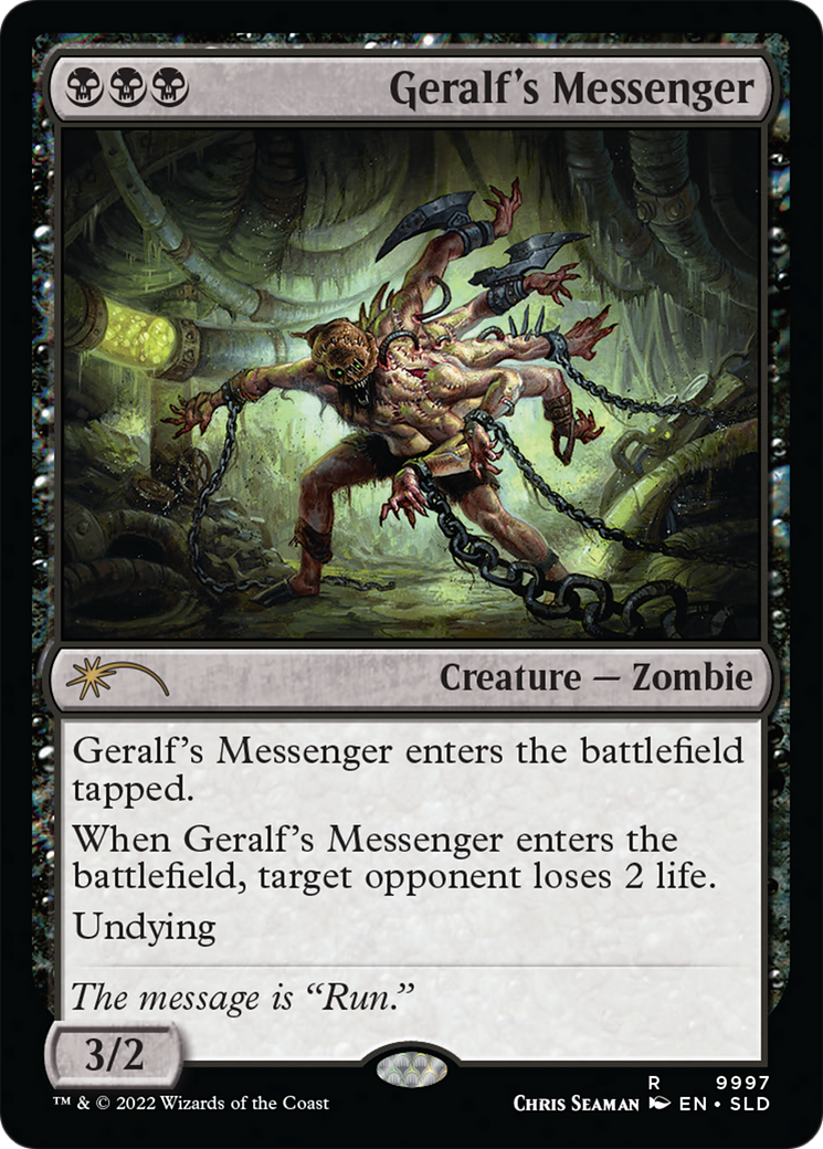 Geralf's Messenger (SLD-9997) - Secret Lair Drop Foil - Premium MTG Single from Wizards of the Coast - Just $0.89! Shop now at Game Crave Tournament Store