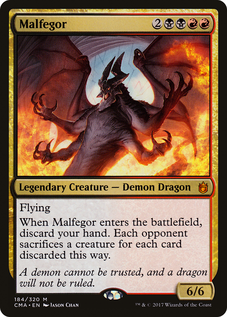 Malfegor (CMA-184) - Commander Anthology - Premium MTG Single from Wizards of the Coast - Just $0.49! Shop now at Game Crave Tournament Store