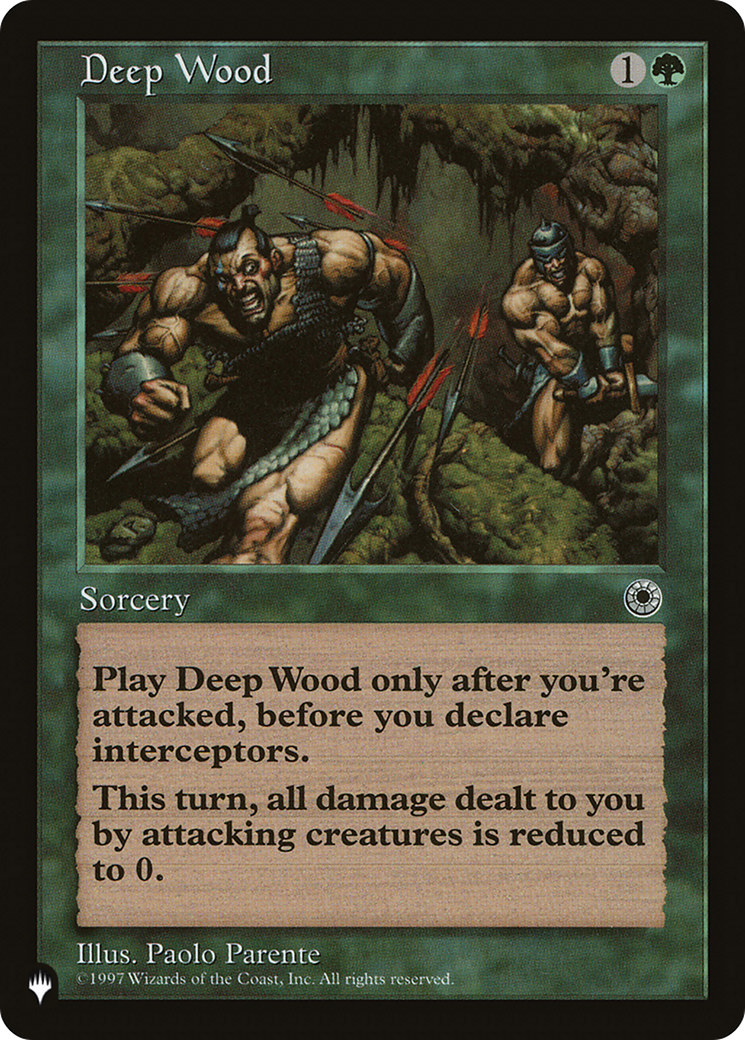 Deep Wood (PLIST-1316) - The List - Premium MTG Single from Wizards of the Coast - Just $0.08! Shop now at Game Crave Tournament Store