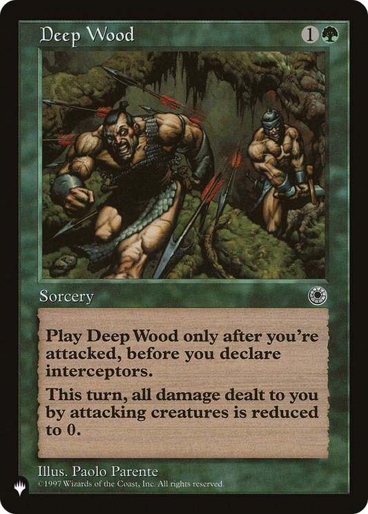 Deep Wood (PLIST-1316) - The List - Premium MTG Single from Wizards of the Coast - Just $0.08! Shop now at Game Crave Tournament Store