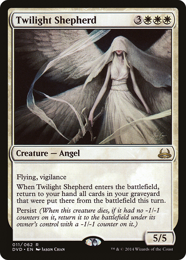 Twilight Shepherd (DVD-011) - Duel Decks Anthology: Divine vs. Demonic - Premium MTG Single from Wizards of the Coast - Just $0.68! Shop now at Game Crave Tournament Store