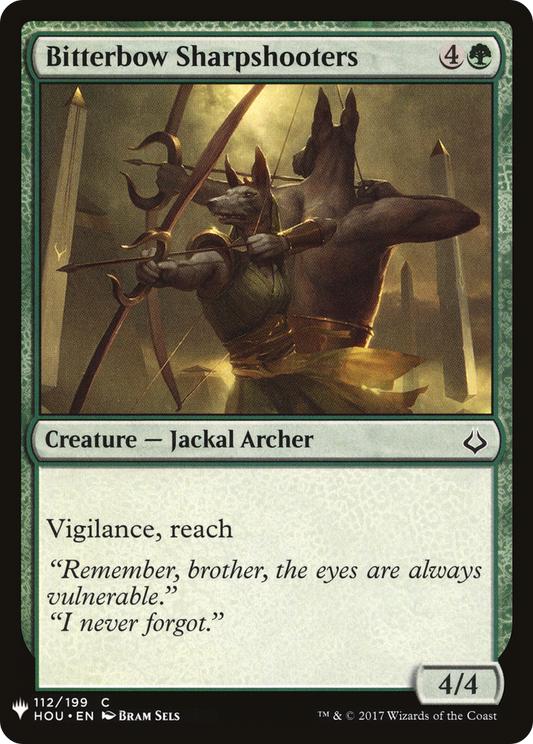 Bitterbow Sharpshooters (MB1-1140) - Mystery Booster - Premium MTG Single from Wizards of the Coast - Just $0.08! Shop now at Game Crave Tournament Store