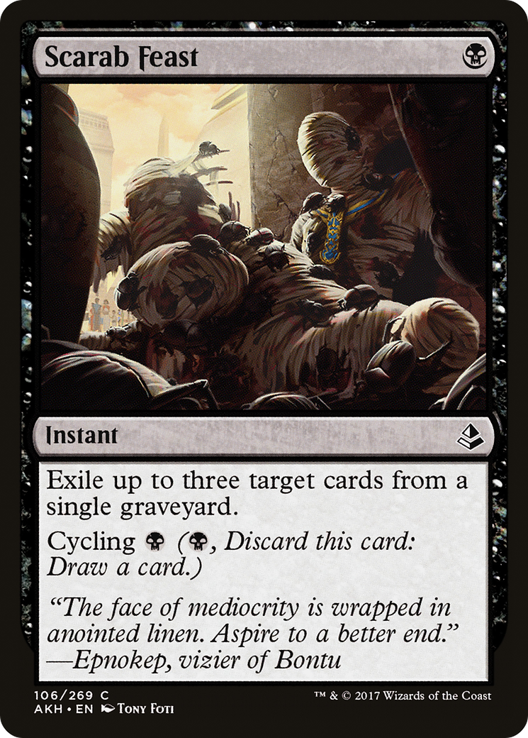 Scarab Feast (AKH-106) - Amonkhet - Premium MTG Single from Wizards of the Coast - Just $0.25! Shop now at Game Crave Tournament Store