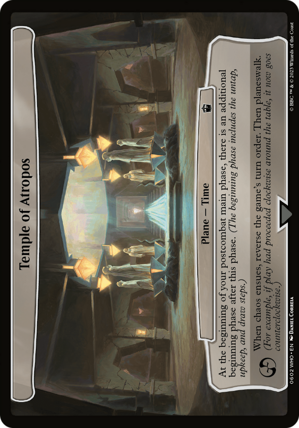 Temple of Atropos (WHO-602) - Doctor Who - Premium MTG Single from Wizards of the Coast - Just $0.08! Shop now at Game Crave Tournament Store