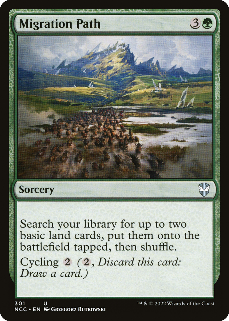 Migration Path (NCC-301) - New Capenna Commander - Premium MTG Single from Wizards of the Coast - Just $0.08! Shop now at Game Crave Tournament Store