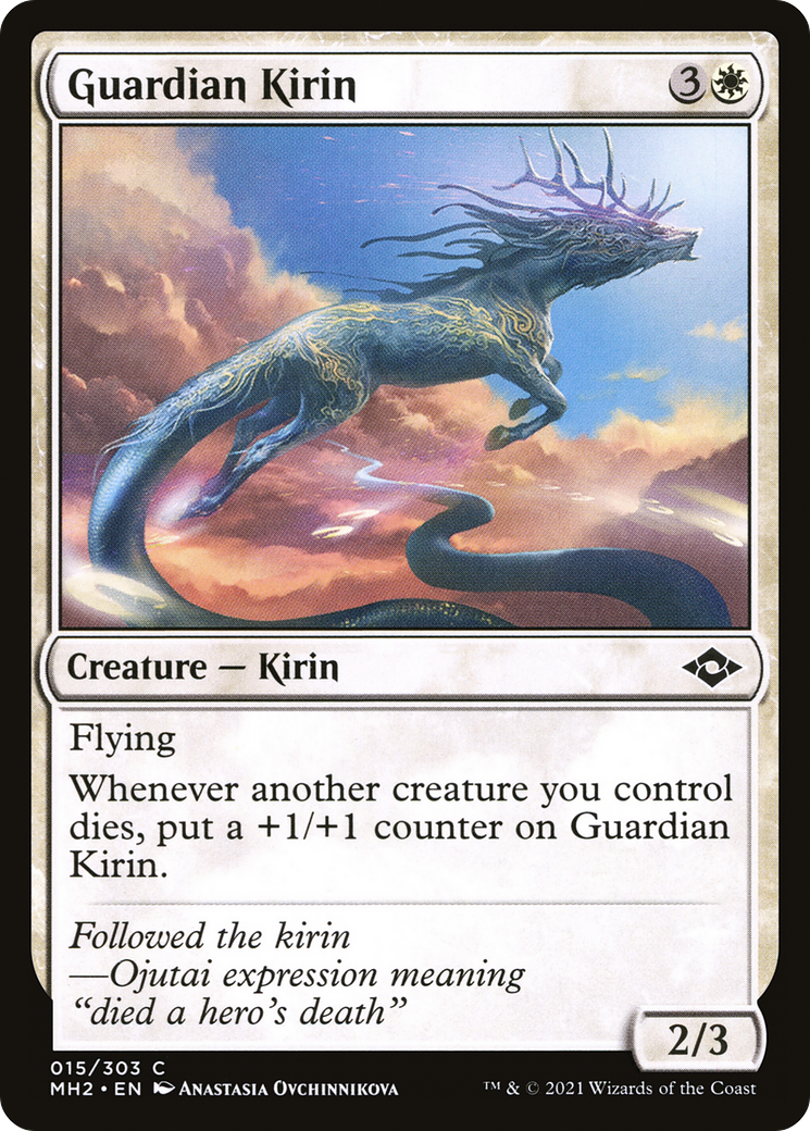Guardian Kirin (MH2-015) - Modern Horizons 2 - Premium MTG Single from Wizards of the Coast - Just $0.08! Shop now at Game Crave Tournament Store