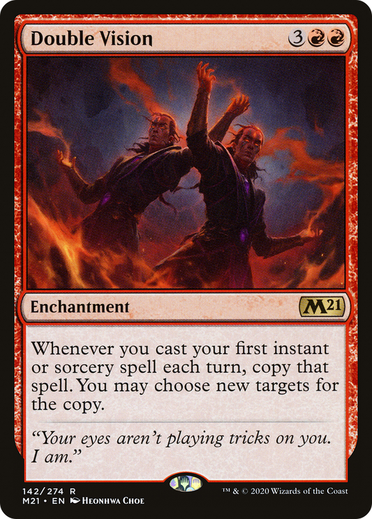 Double Vision (M21-142) - Core Set 2021 - Premium MTG Single from Wizards of the Coast - Just $0.10! Shop now at Game Crave Tournament Store