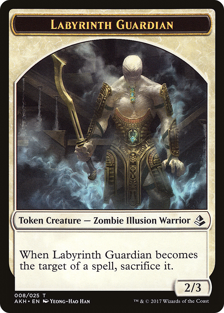 Labyrinth Guardian (TAKH-008) - Amonkhet Tokens - Premium MTG Single from Wizards of the Coast - Just $0.08! Shop now at Game Crave Tournament Store
