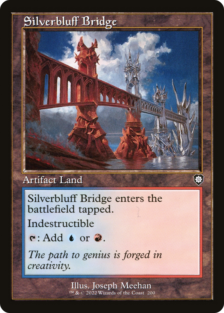 Silverbluff Bridge (BRC-200) - The Brothers' War Commander - Premium MTG Single from Wizards of the Coast - Just $0.19! Shop now at Game Crave Tournament Store