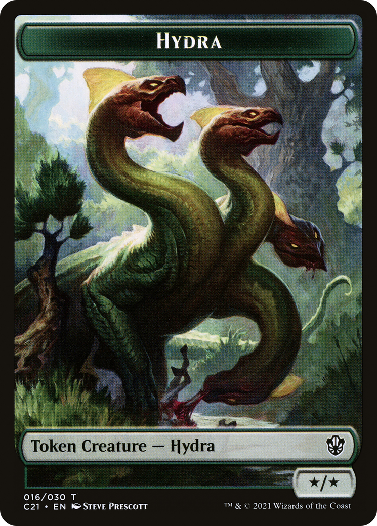 Hydra (TC21-016) - Commander 2021 Tokens - Premium MTG Single from Wizards of the Coast - Just $0! Shop now at Game Crave Tournament Store