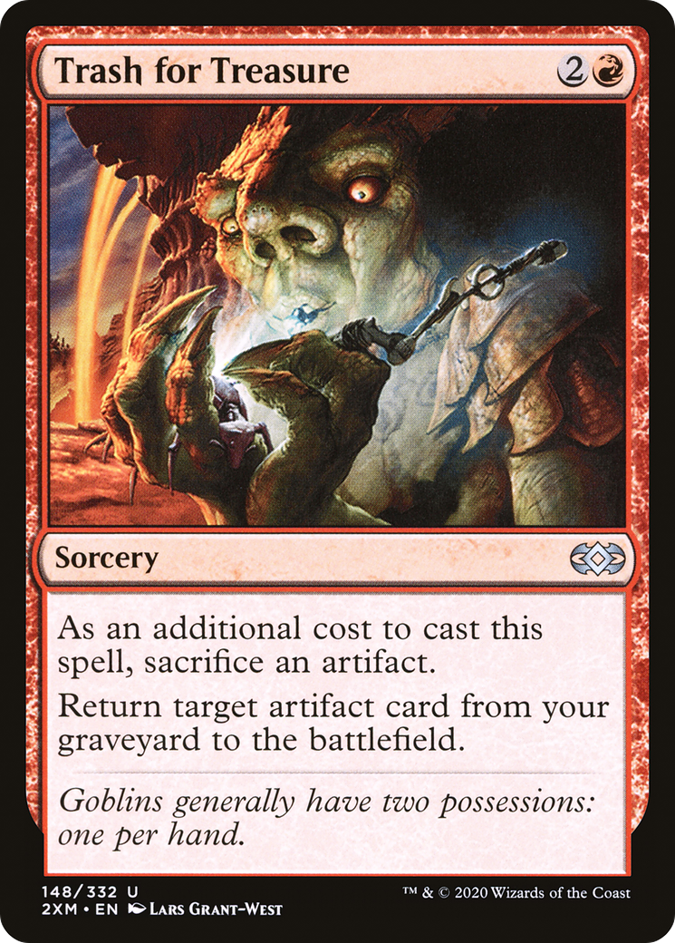 Trash for Treasure (2XM-148) - Double Masters - Premium MTG Single from Wizards of the Coast - Just $0.26! Shop now at Game Crave Tournament Store