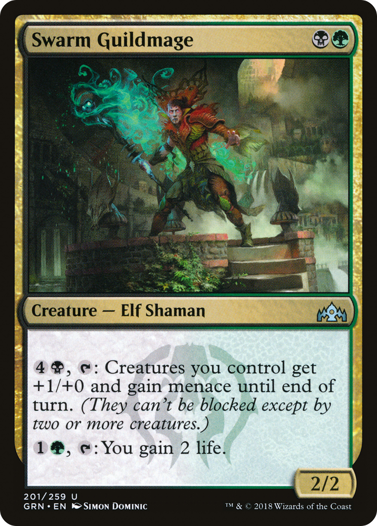 Swarm Guildmage (GRN-201) - Guilds of Ravnica Foil - Premium MTG Single from Wizards of the Coast - Just $0.36! Shop now at Game Crave Tournament Store
