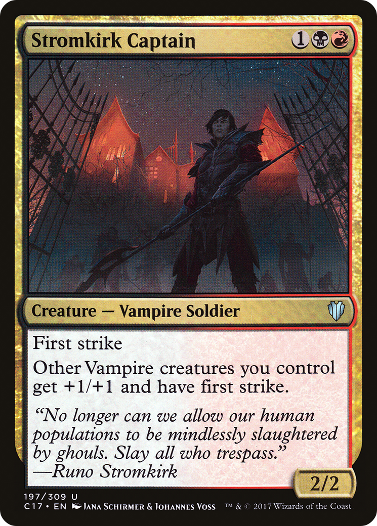 Stromkirk Captain (C17-197) - Commander 2017 - Premium MTG Single from Wizards of the Coast - Just $0.22! Shop now at Game Crave Tournament Store