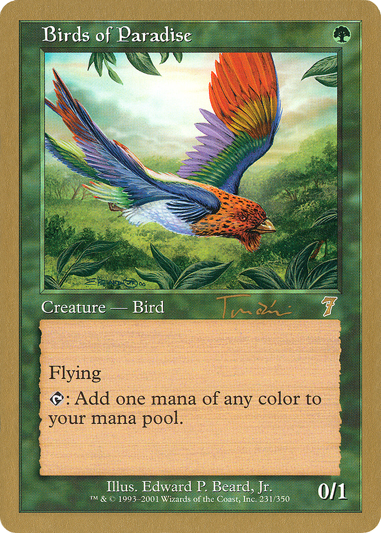 Birds of Paradise (WC01-JT231) - World Championship Decks 2001 - Premium MTG Single from Wizards of the Coast - Just $1.20! Shop now at Game Crave Tournament Store