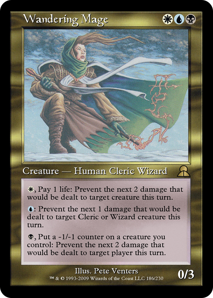 Wandering Mage (ME3-186) - Masters Edition III - Premium MTG Single from Wizards of the Coast - Just $0! Shop now at Game Crave Tournament Store