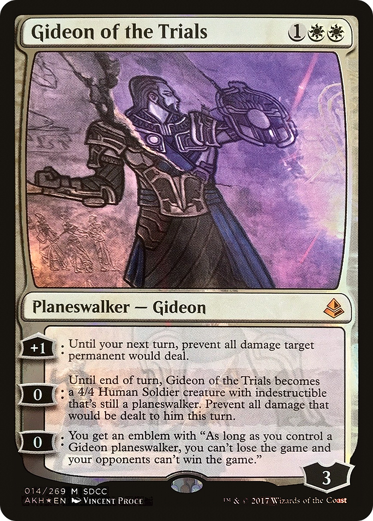Gideon of the Trials (PS17-014) - San Diego Comic-Con 2017 Foil - Premium MTG Single from Wizards of the Coast - Just $1.45! Shop now at Game Crave Tournament Store