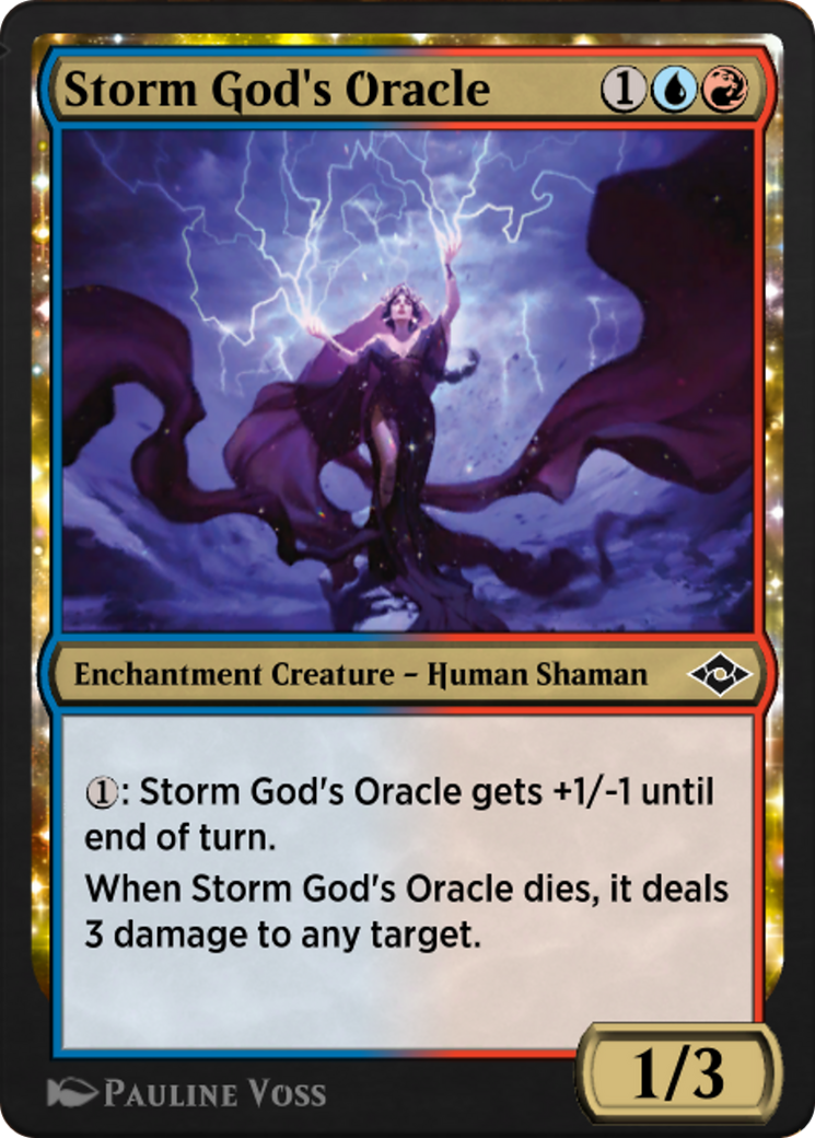 Storm God's Oracle (J21-721) - Jumpstart: Historic Horizons: (nyxtouched) - Premium MTG Single from Wizards of the Coast - Just $0! Shop now at Game Crave Tournament Store