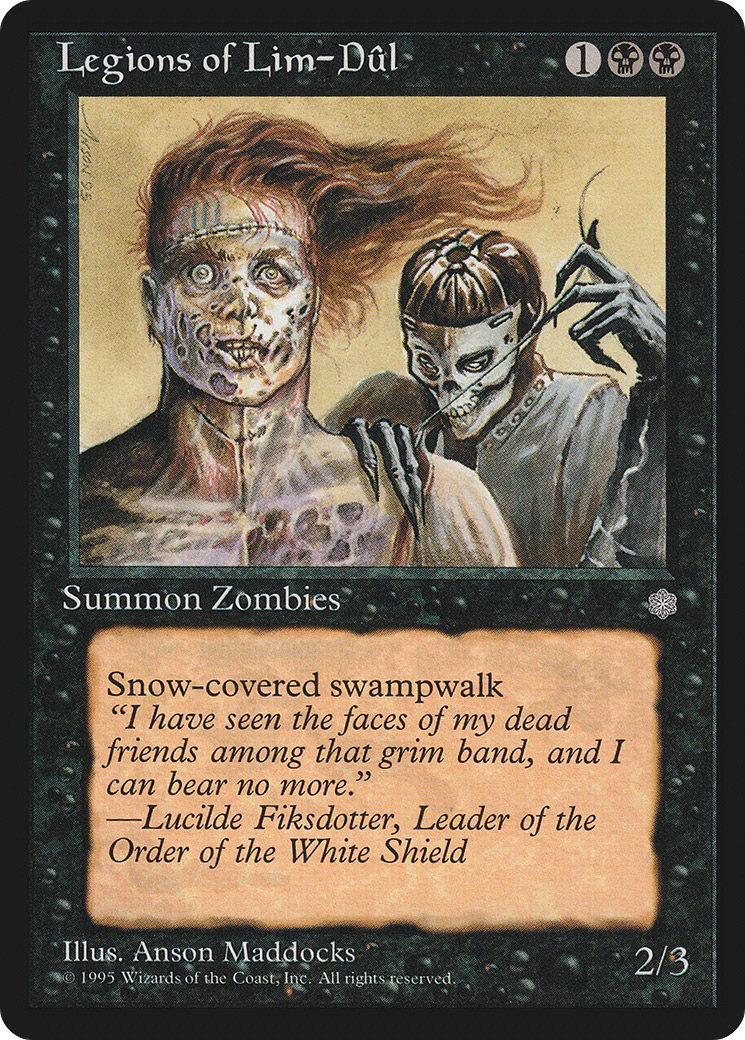Legions of Lim-Dûl (ICE-142) - Ice Age - Premium MTG Single from Wizards of the Coast - Just $0.25! Shop now at Game Crave Tournament Store