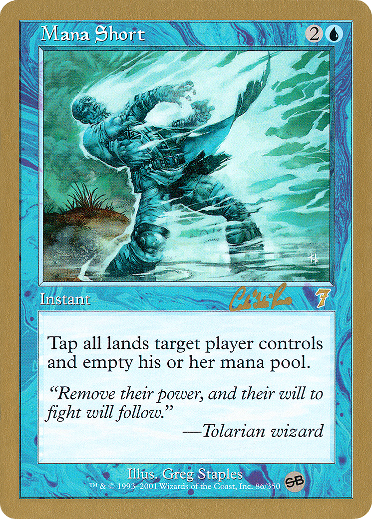 Mana Short (WC02-CR86SB) - World Championship Decks 2002 - Premium MTG Single from Wizards of the Coast - Just $1.57! Shop now at Game Crave Tournament Store
