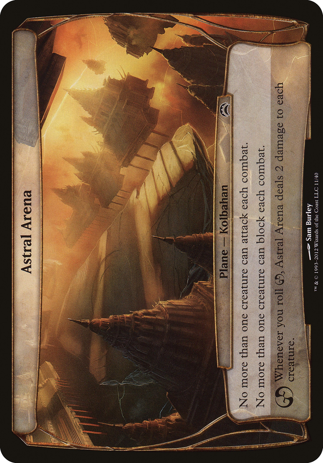 Astral Arena (OPC2-011) - Planechase 2012 Planes - Premium MTG Single from Wizards of the Coast - Just $1.04! Shop now at Game Crave Tournament Store