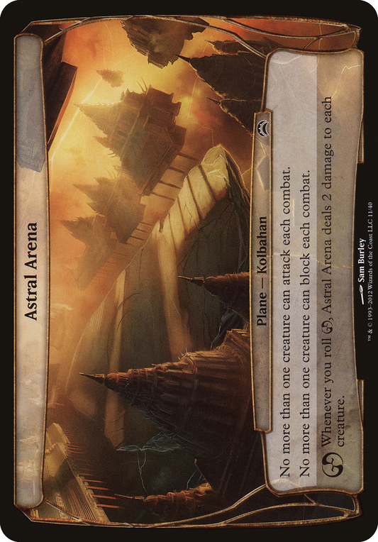 Astral Arena (OPC2-011) - Planechase 2012 Planes - Premium MTG Single from Wizards of the Coast - Just $1.04! Shop now at Game Crave Tournament Store