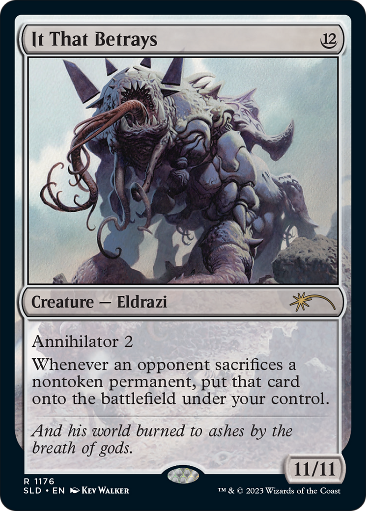 It That Betrays (SLD-1176) - Secret Lair Drop: (Full Art) Foil - Premium MTG Single from Wizards of the Coast - Just $10.51! Shop now at Game Crave Tournament Store
