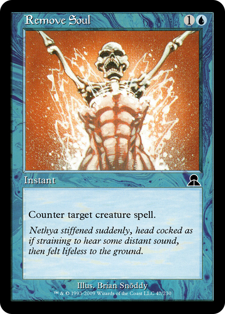 Remove Soul (ME3-047) - Masters Edition III - Premium MTG Single from Wizards of the Coast - Just $0! Shop now at Game Crave Tournament Store
