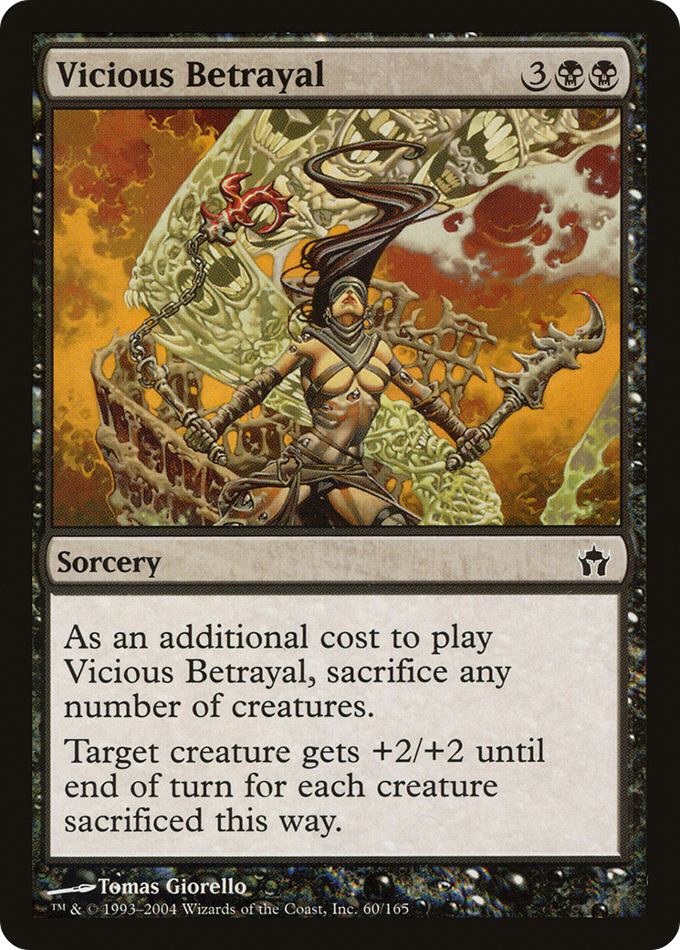 Vicious Betrayal (5DN-060) - Fifth Dawn - Premium MTG Single from Wizards of the Coast - Just $0.25! Shop now at Game Crave Tournament Store