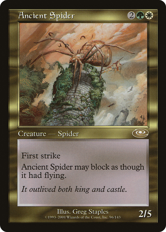 Ancient Spider (PLS-096) - Planeshift - Premium MTG Single from Wizards of the Coast - Just $0.27! Shop now at Game Crave Tournament Store