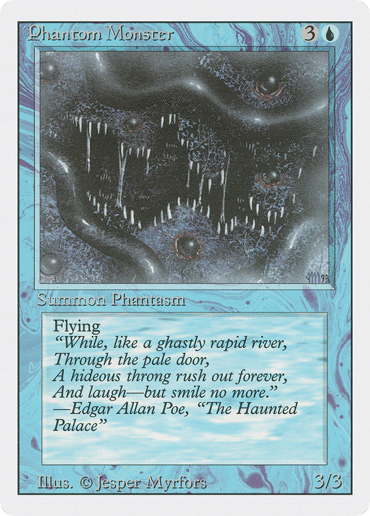 Phantom Monster (3ED-071) - Revised Edition - Premium MTG Single from Wizards of the Coast - Just $0.25! Shop now at Game Crave Tournament Store