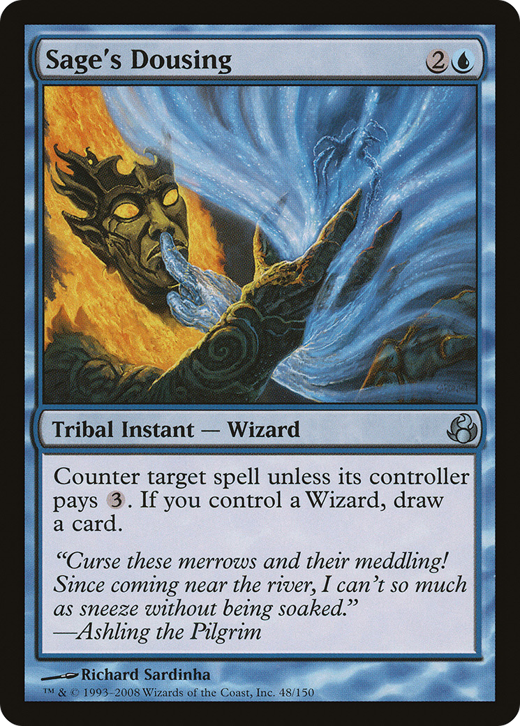 Sage's Dousing (MOR-048) - Morningtide - Premium MTG Single from Wizards of the Coast - Just $0.25! Shop now at Game Crave Tournament Store