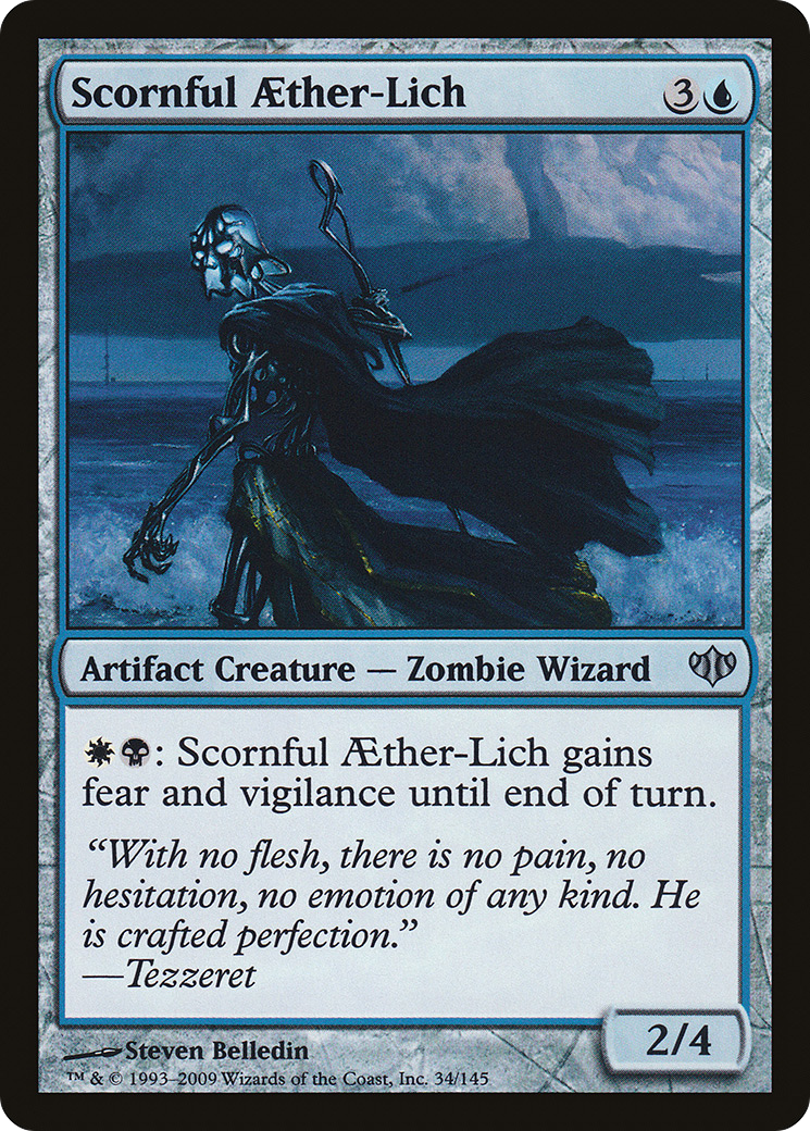 Scornful Aether-Lich (CON-034) - Conflux - Premium MTG Single from Wizards of the Coast - Just $0.25! Shop now at Game Crave Tournament Store