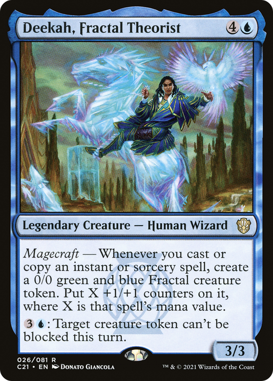 Deekah, Fractal Theorist (C21-026) - Commander 2021 - Premium MTG Single from Wizards of the Coast - Just $1.78! Shop now at Game Crave Tournament Store