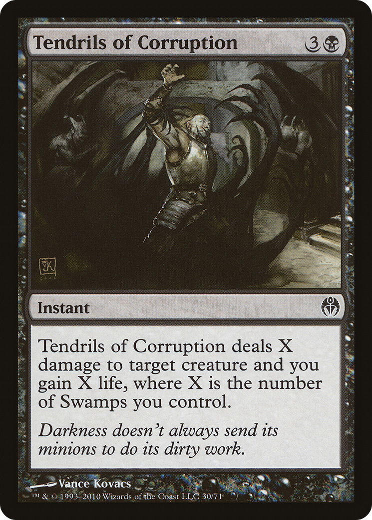 Tendrils of Corruption (DDE-030) - Duel Decks: Phyrexia vs. the Coalition - Premium MTG Single from Wizards of the Coast - Just $0.25! Shop now at Game Crave Tournament Store