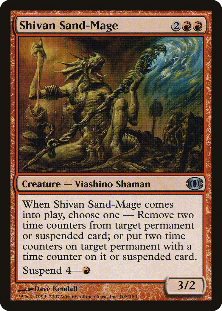 Shivan Sand-Mage (FUT-108) - Future Sight - Premium MTG Single from Wizards of the Coast - Just $0.08! Shop now at Game Crave Tournament Store