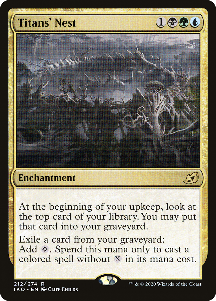 Titans' Nest (IKO-212) - Ikoria: Lair of Behemoths - Premium MTG Single from Wizards of the Coast - Just $0.10! Shop now at Game Crave Tournament Store