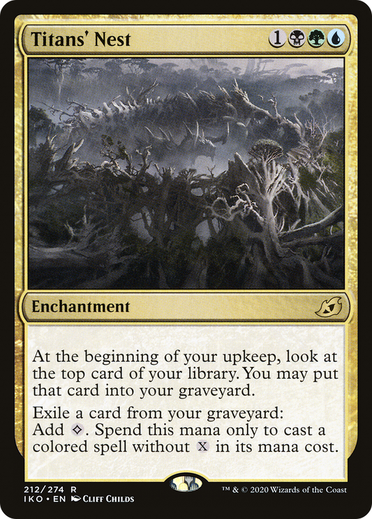 Titans' Nest (IKO-212) - Ikoria: Lair of Behemoths - Premium MTG Single from Wizards of the Coast - Just $0.10! Shop now at Game Crave Tournament Store