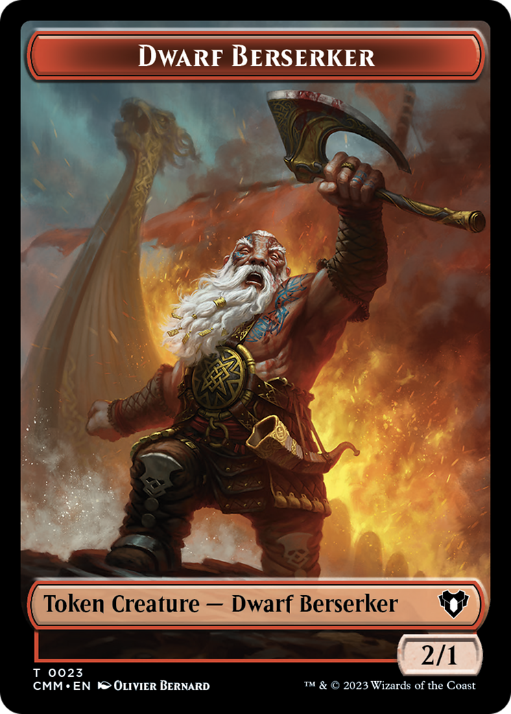 Dwarf Berserker (TCMM-023) - Commander Masters Tokens - Premium MTG Single from Wizards of the Coast - Just $0! Shop now at Game Crave Tournament Store