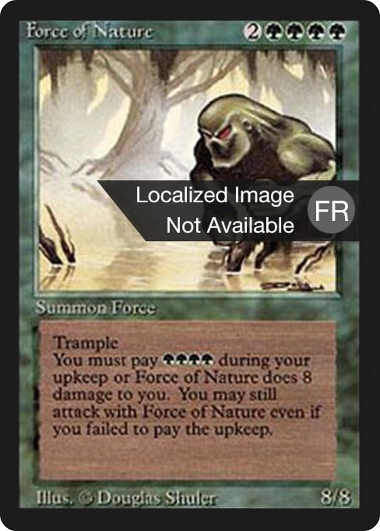 Force of Nature (FBB-196) - Foreign Black Border - Premium MTG Single from Wizards of the Coast - Just $5.47! Shop now at Game Crave Tournament Store
