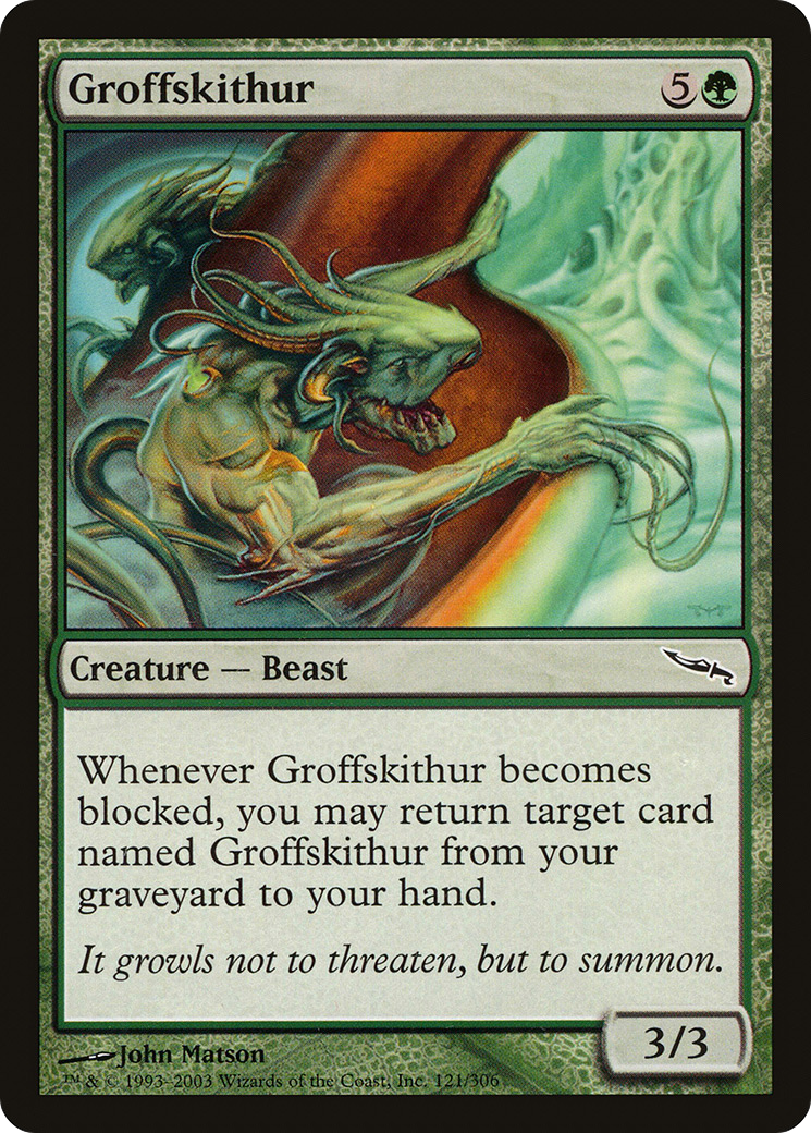 Groffskithur (MRD-121) - Mirrodin - Premium MTG Single from Wizards of the Coast - Just $0.08! Shop now at Game Crave Tournament Store