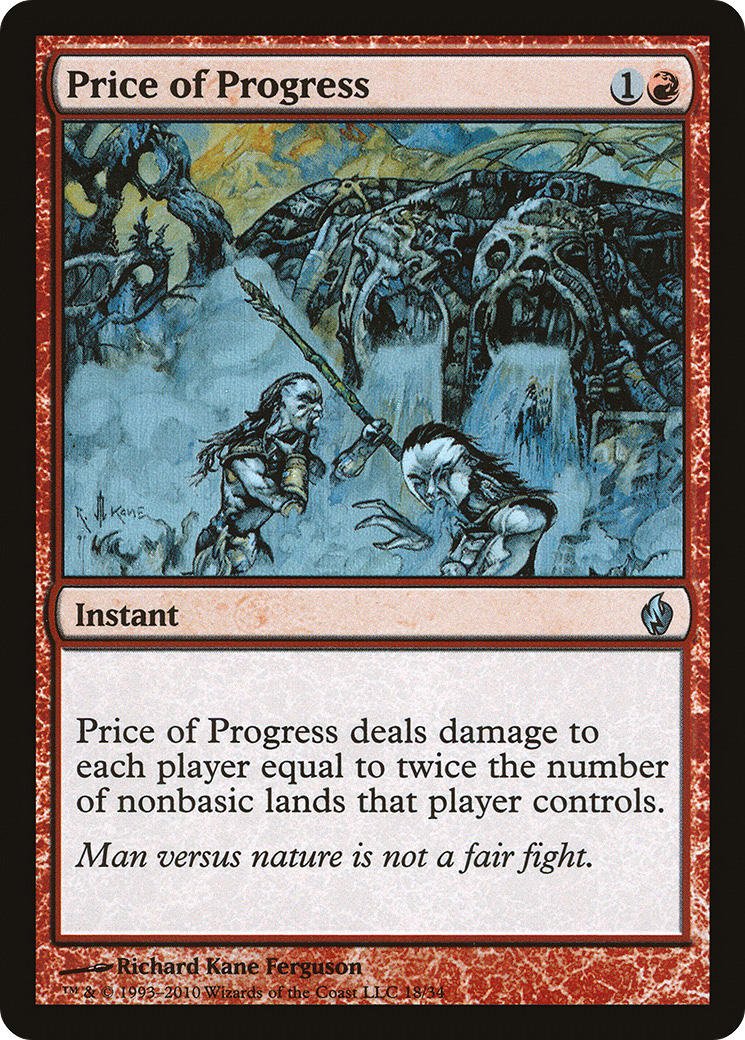 Price of Progress (PD2-018) - Premium Deck Series: Fire and Lightning Foil - Premium MTG Single from Wizards of the Coast - Just $1.66! Shop now at Game Crave Tournament Store