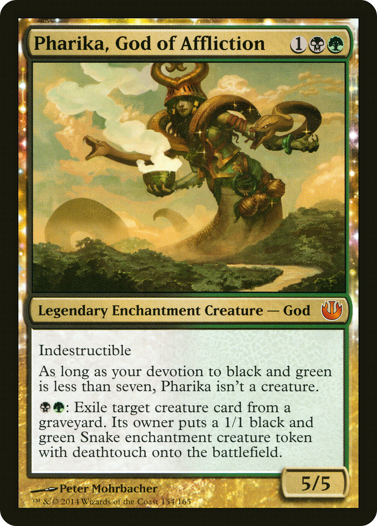 Pharika, God of Affliction (JOU-154) - Journey into Nyx: (nyxtouched) - Premium MTG Single from Wizards of the Coast - Just $0.54! Shop now at Game Crave Tournament Store