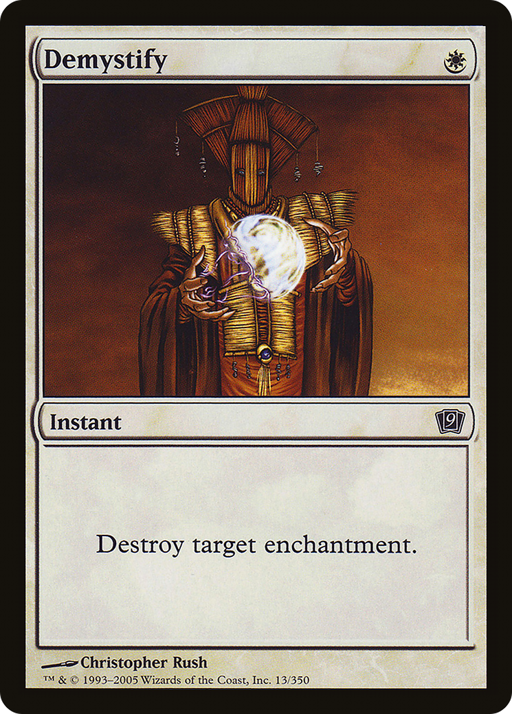 Demystify (9ED-13★) - Ninth Edition Foil - Premium MTG Single from Wizards of the Coast - Just $0.09! Shop now at Game Crave Tournament Store