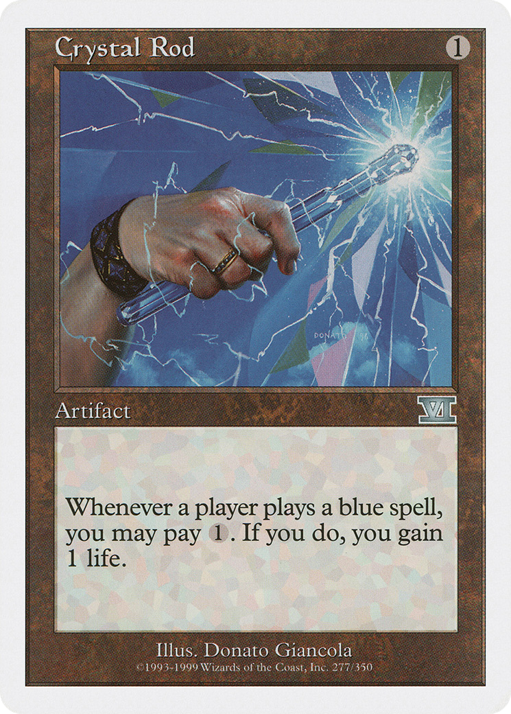 Crystal Rod (6ED-277) - Classic Sixth Edition - Premium MTG Single from Wizards of the Coast - Just $0.08! Shop now at Game Crave Tournament Store
