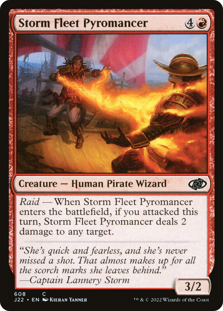Storm Fleet Pyromancer (J22-608) - Jumpstart 2022 - Premium MTG Single from Wizards of the Coast - Just $0.08! Shop now at Game Crave Tournament Store