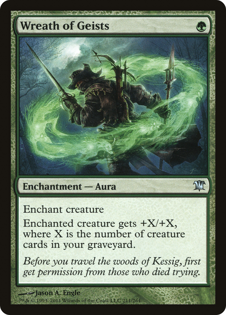 Wreath of Geists (ISD-211) - Innistrad Foil - Premium MTG Single from Wizards of the Coast - Just $0.25! Shop now at Game Crave Tournament Store