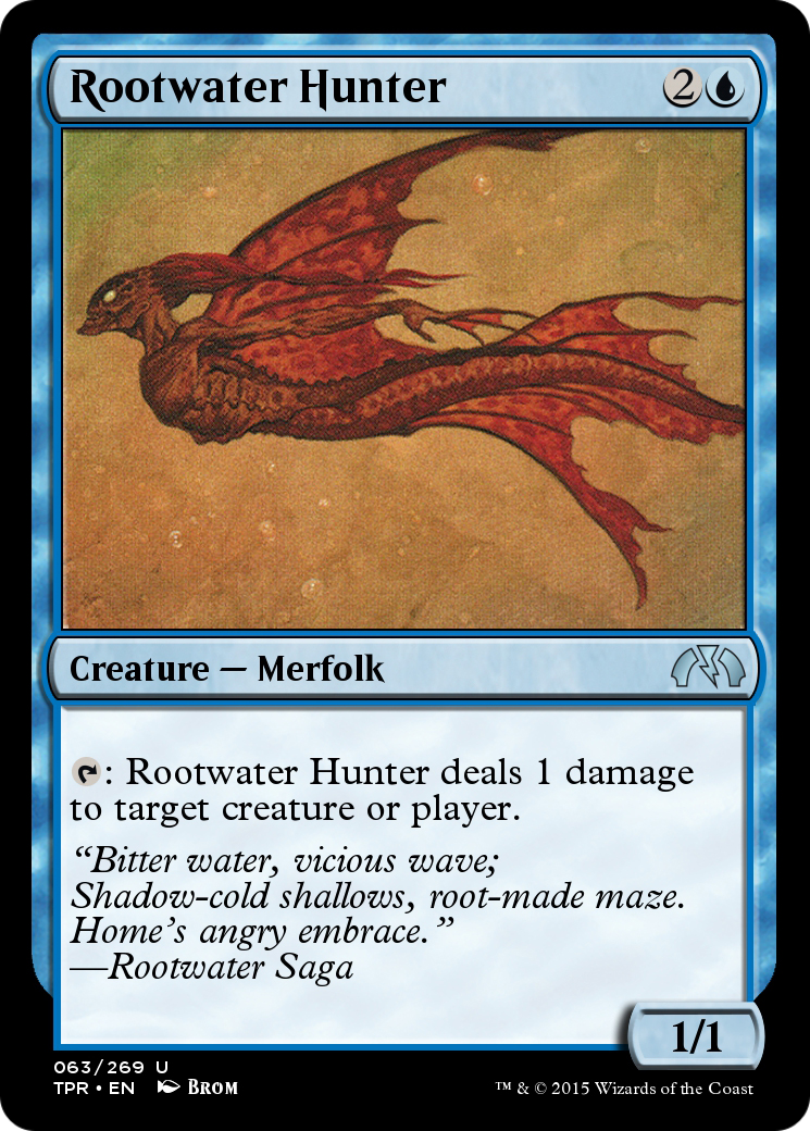 Rootwater Hunter (TPR-063) - Tempest Remastered - Premium MTG Single from Wizards of the Coast - Just $0! Shop now at Game Crave Tournament Store