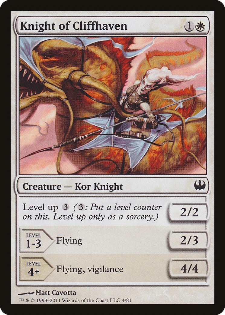 Knight of Cliffhaven (DDG-004) - Duel Decks: Knights vs. Dragons - Premium MTG Single from Wizards of the Coast - Just $0.25! Shop now at Game Crave Tournament Store