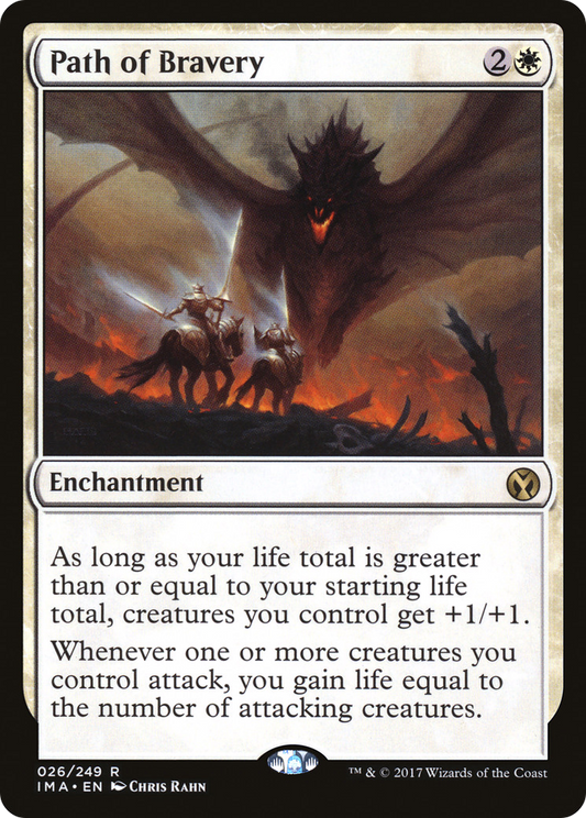 Path of Bravery (IMA-026) - Iconic Masters - Premium MTG Single from Wizards of the Coast - Just $0.26! Shop now at Game Crave Tournament Store